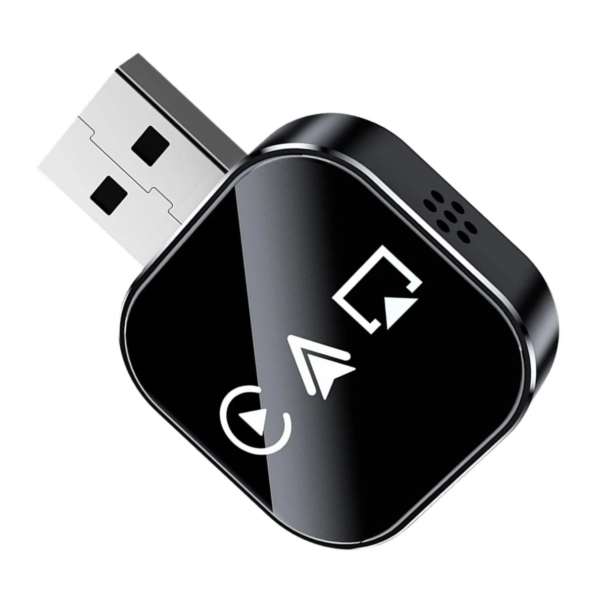 USB Wireless CarPlay Adapter Dongle for iOS (3-in-1, Bluetooth 5.0)