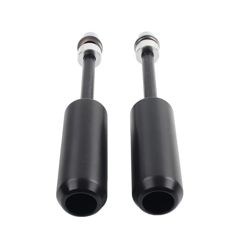 Set of 2 Crash Bar Shock Frame Sliders for Harley Dyna (2006–2017)