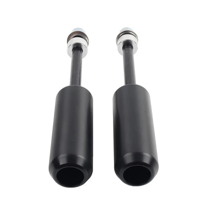 Set of 2 Crash Bar Shock Frame Sliders for Harley Dyna (2006–2017)