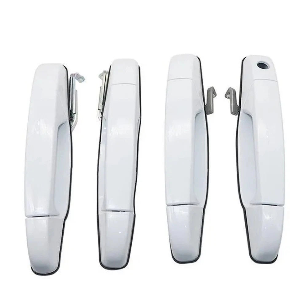 4Pcs Front & Rear Door Handle Kit For 2007-2013 Chevrolet Silverado Sierra 1500
