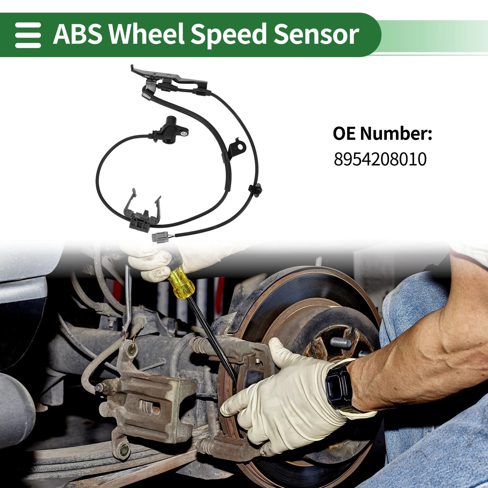 ABS Wheel Speed Sensor Replacement for Toyota Sienna Front Right (2004–2010)