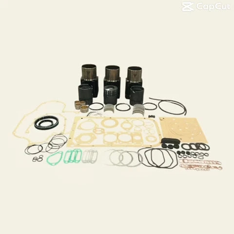 Engine Rebuild Kit for Deutz F3L912 (STD Liners, Piston, 3 Cylinder)