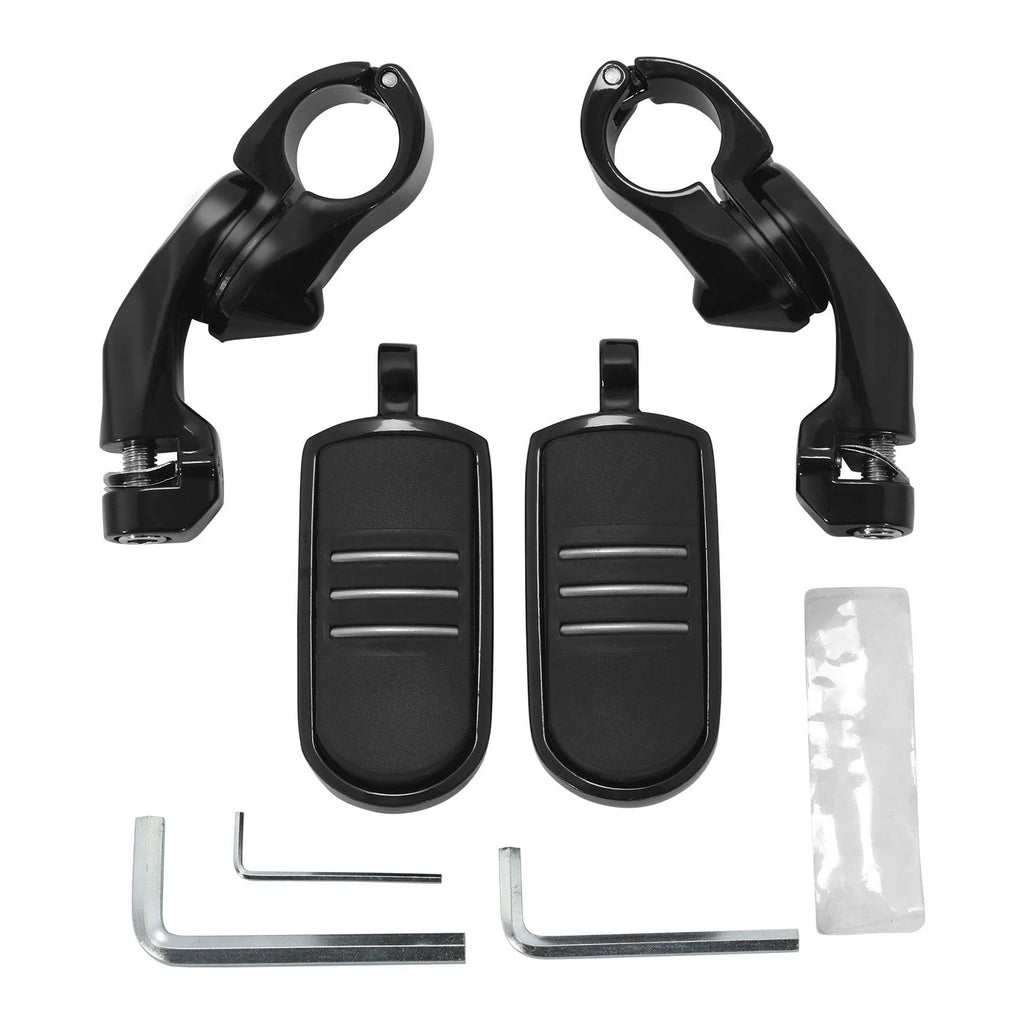 1.25" Short Angled Highway Pegs for Harley