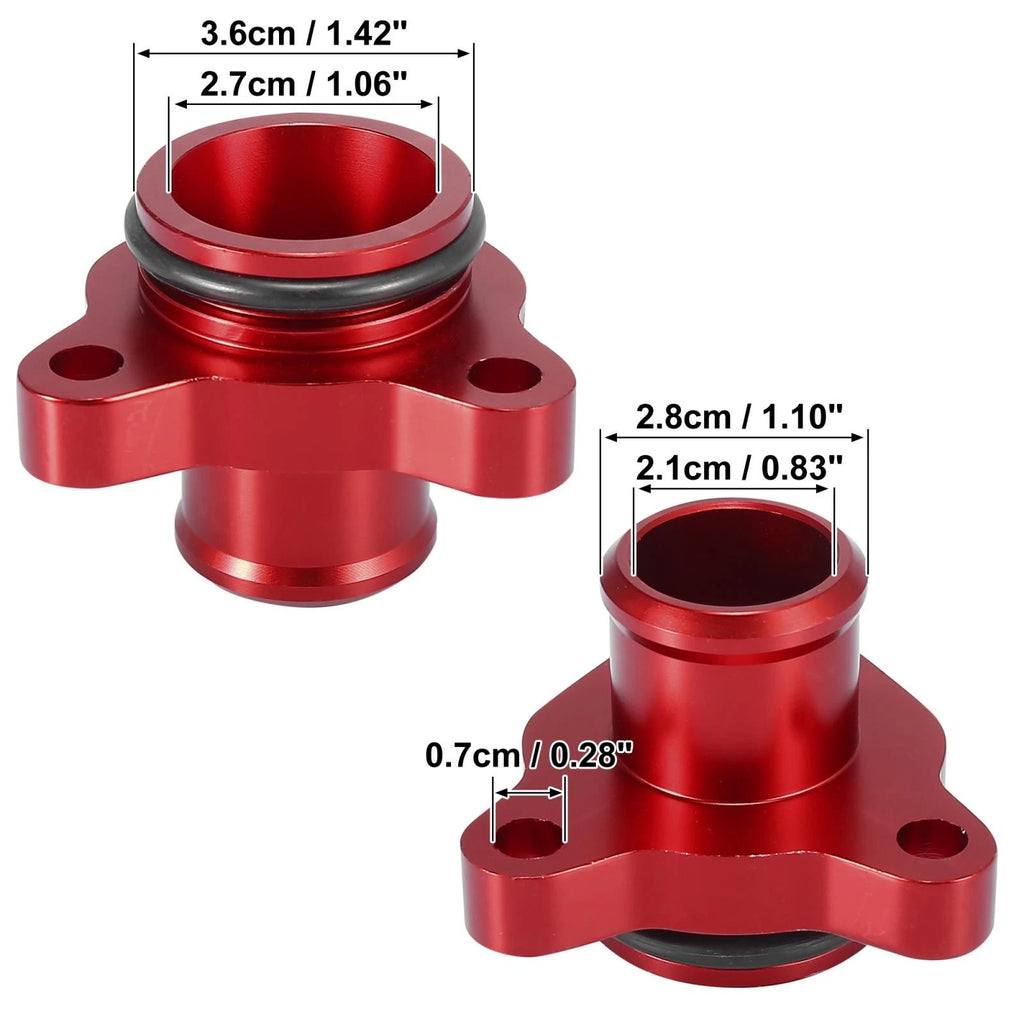 Water Hose Fitting Replacement Set for BMW 325i 335i 525i (2001–2013)