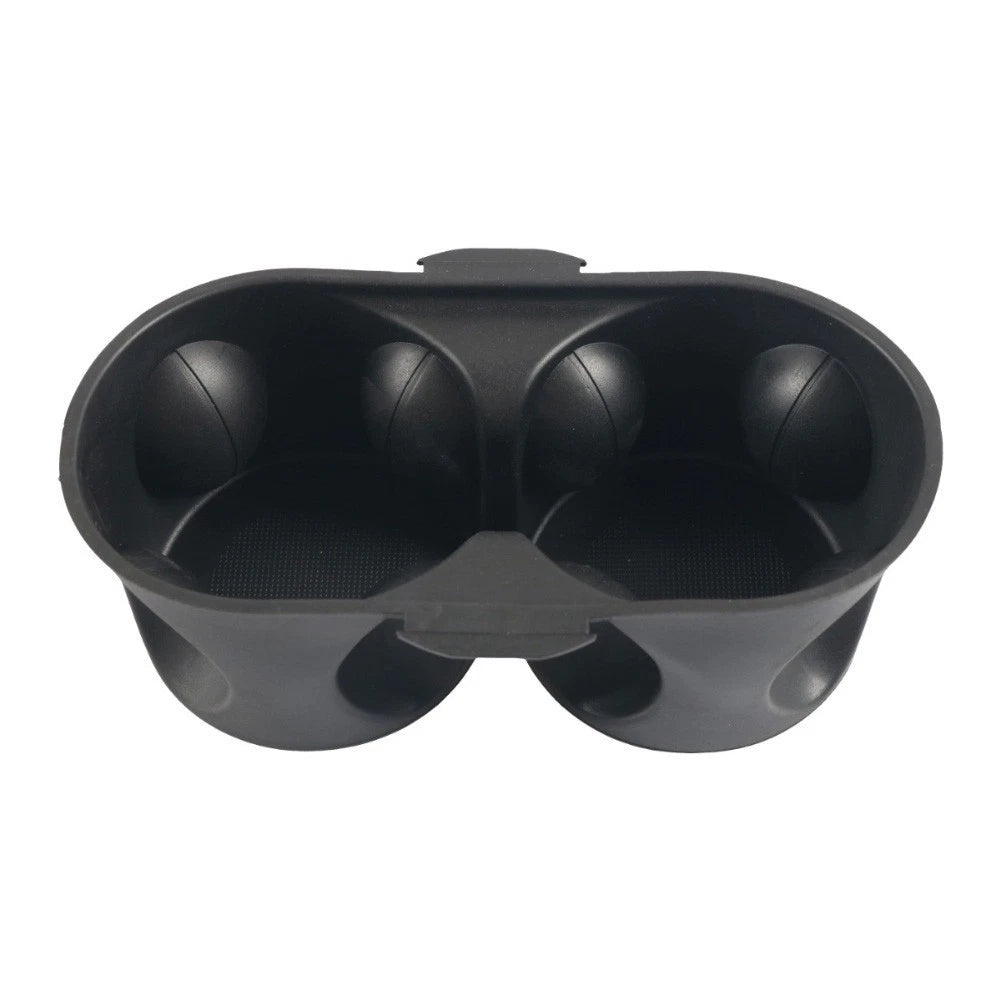 Vehicle Interior Accessory Car Cup Holder Dual Drink Slots Easy Installation