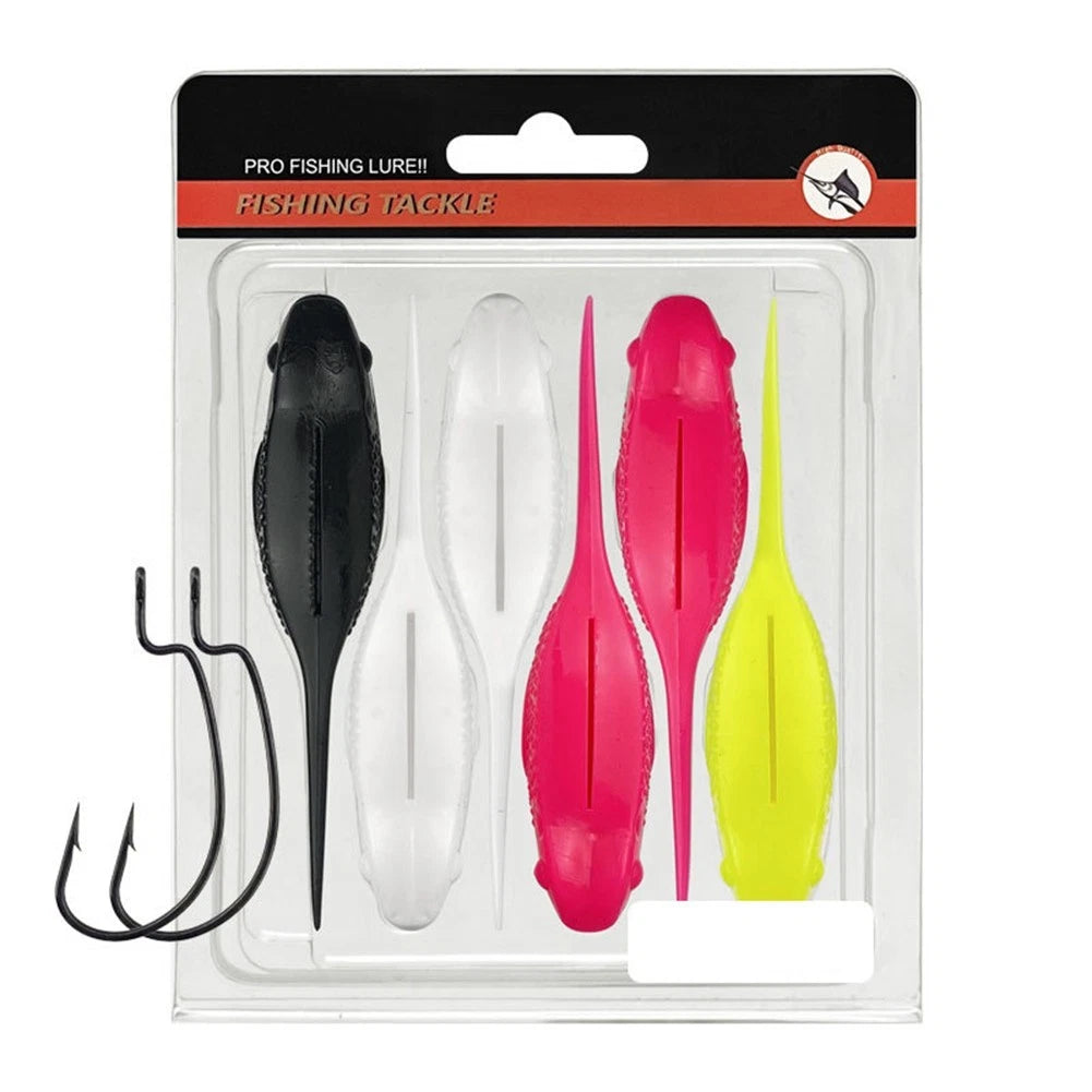 6pcs Tadpole Swimbait Set for Fishing
