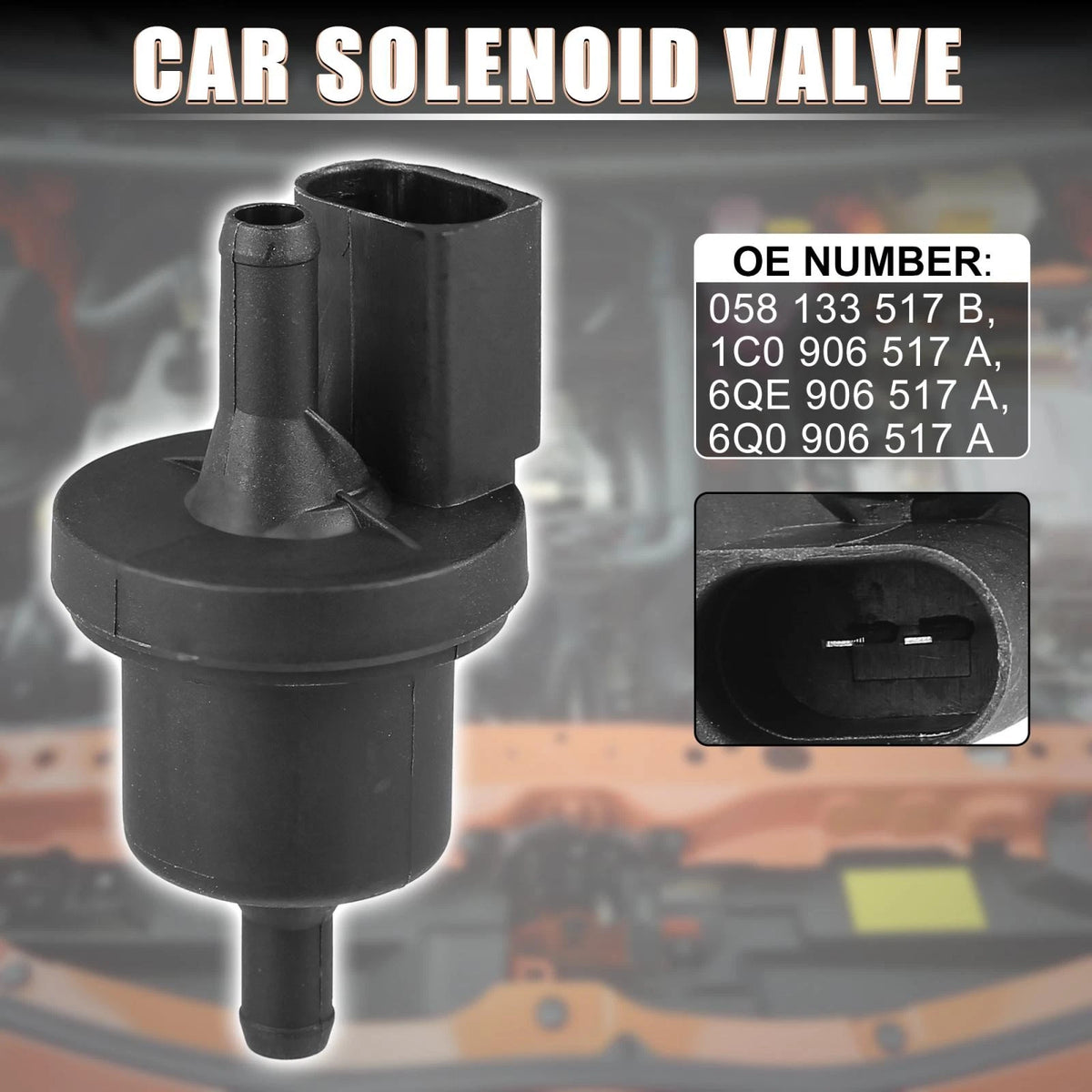Vapor Canister Purge Valve Replacement for Volkswagen Audi (2004–2015)