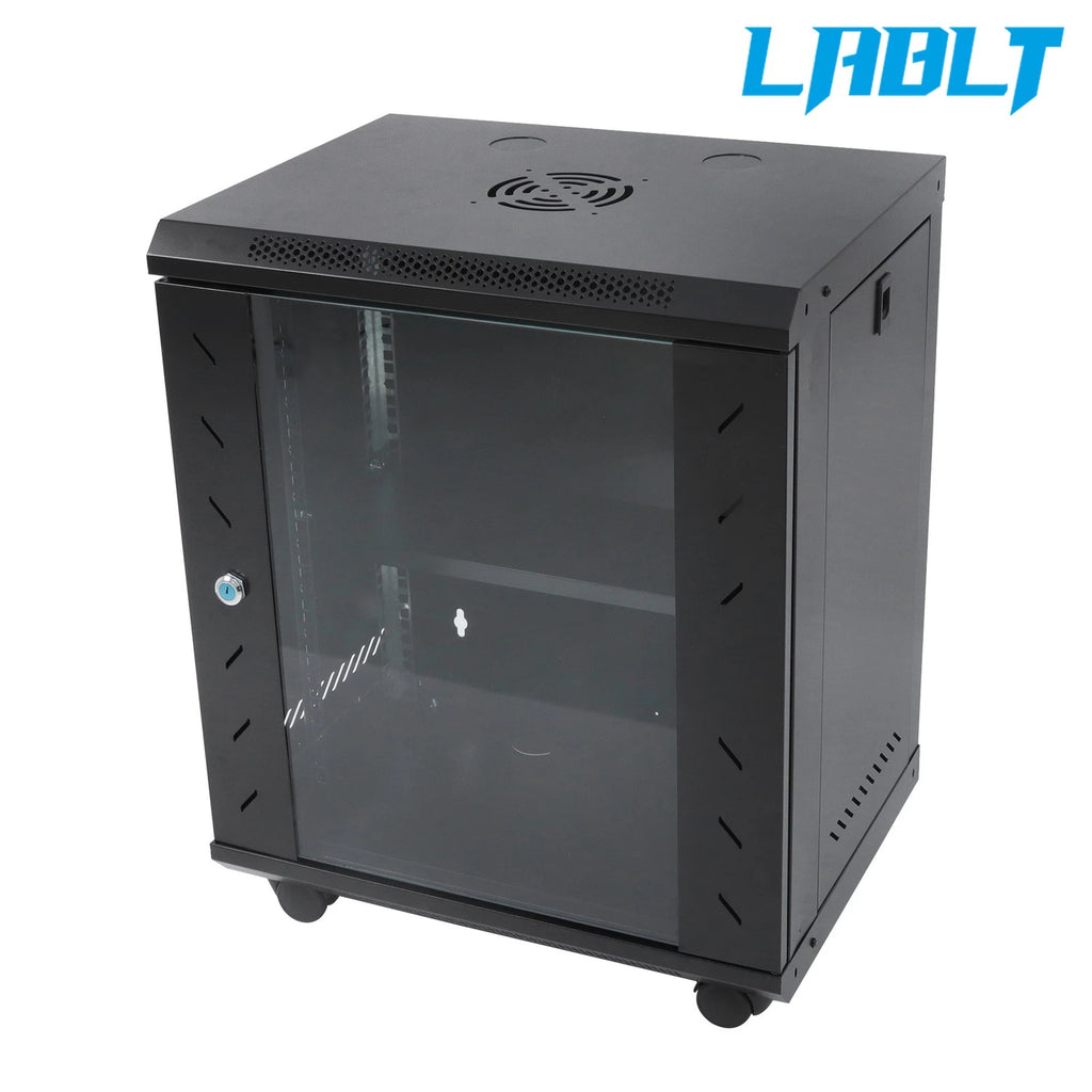Server Rack Enclosure for LABLT 12U (Maximum Depth 15.5") Wall Mount