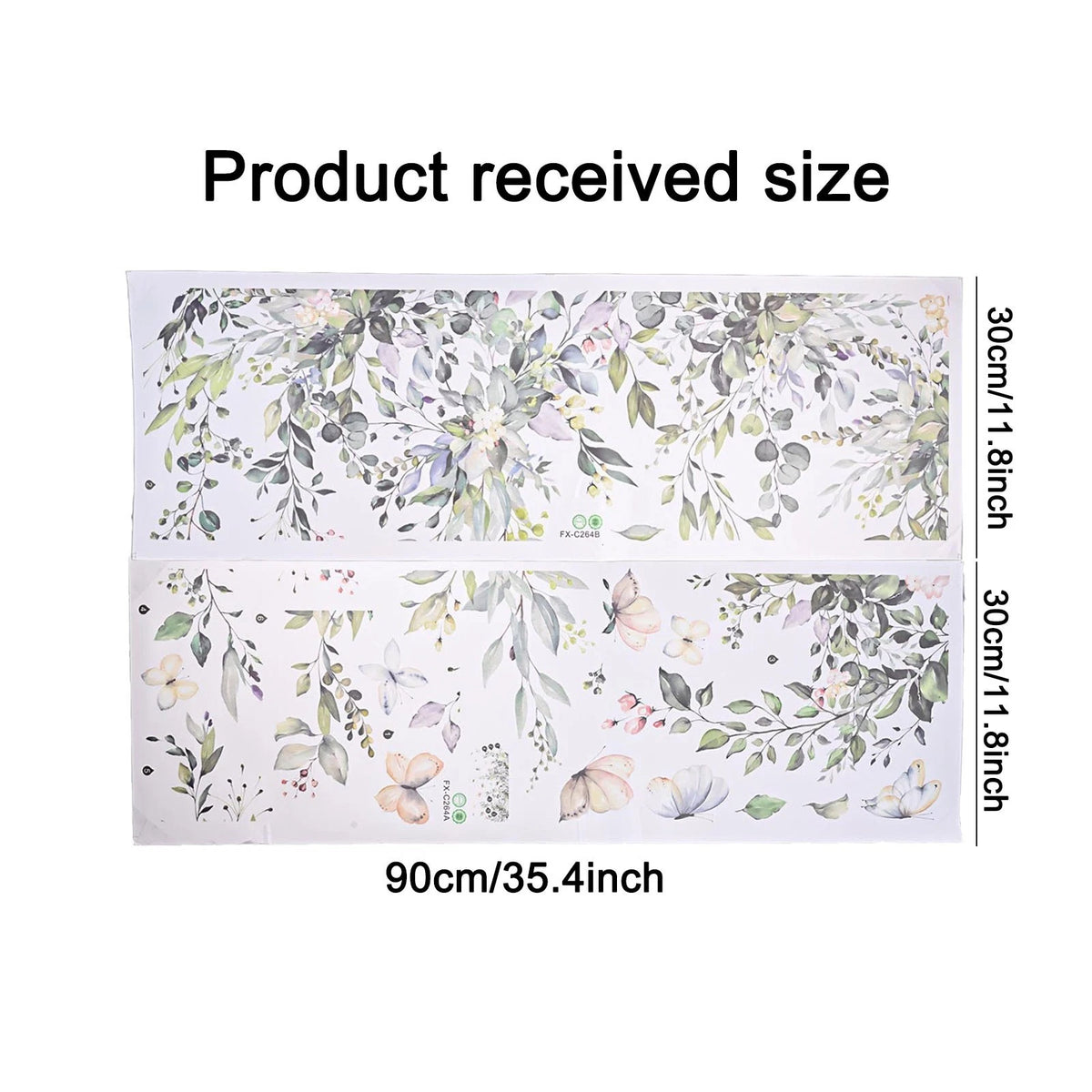 Wall Sticker Decal Flower Butterfly Decor for Office