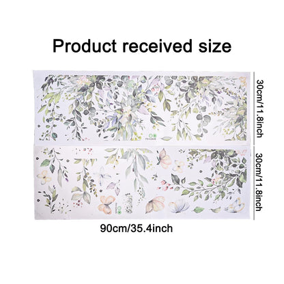 Wall Sticker Decal Flower Butterfly Decor for Office