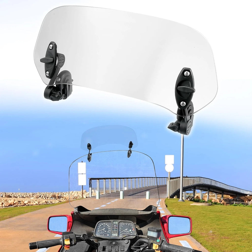 Motorcycle Windshield Spoiler Wind Deflector for