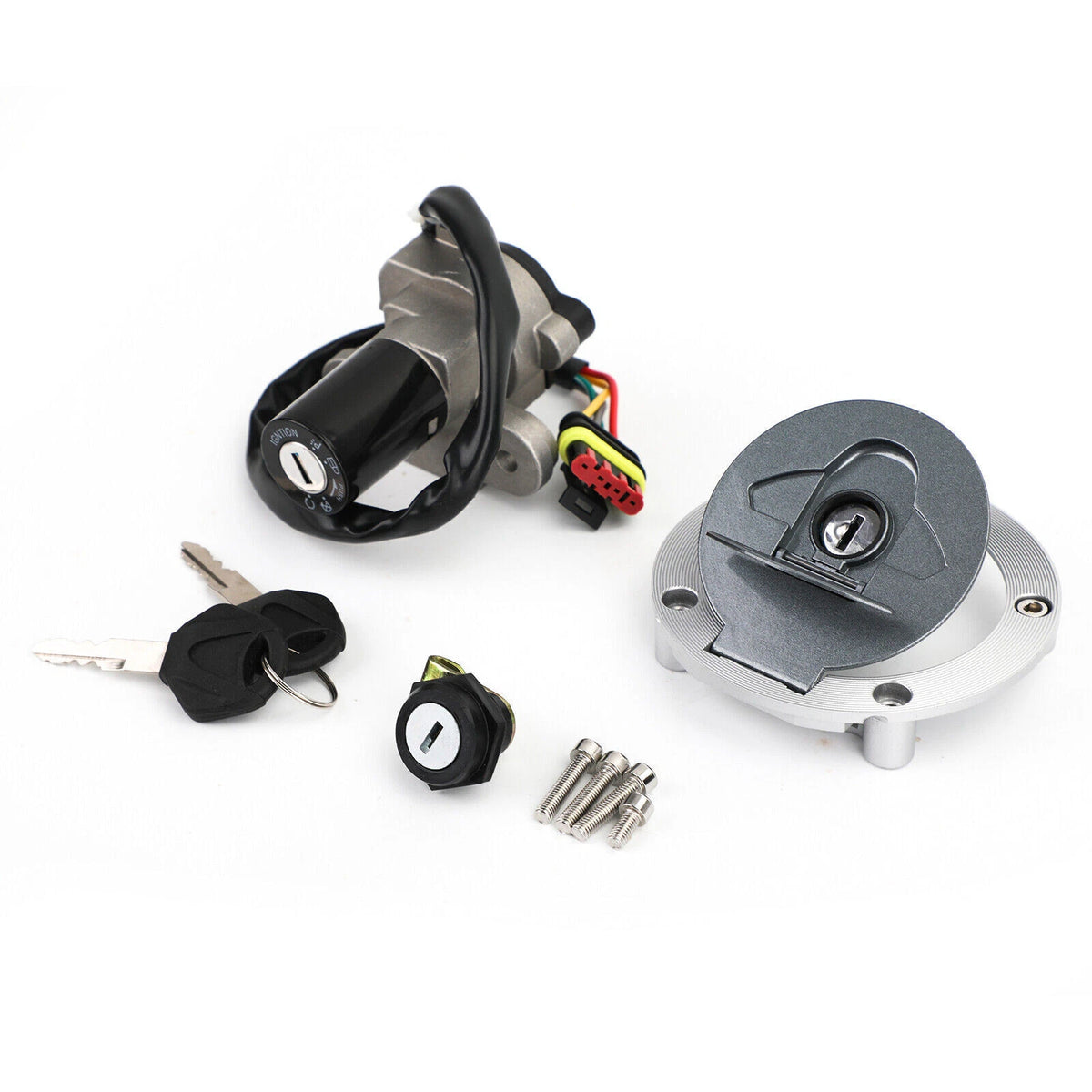 Ignition Switch Gas Cap Seat Lock Set for MV Agusta Brutale 910 989 (2004–2010)