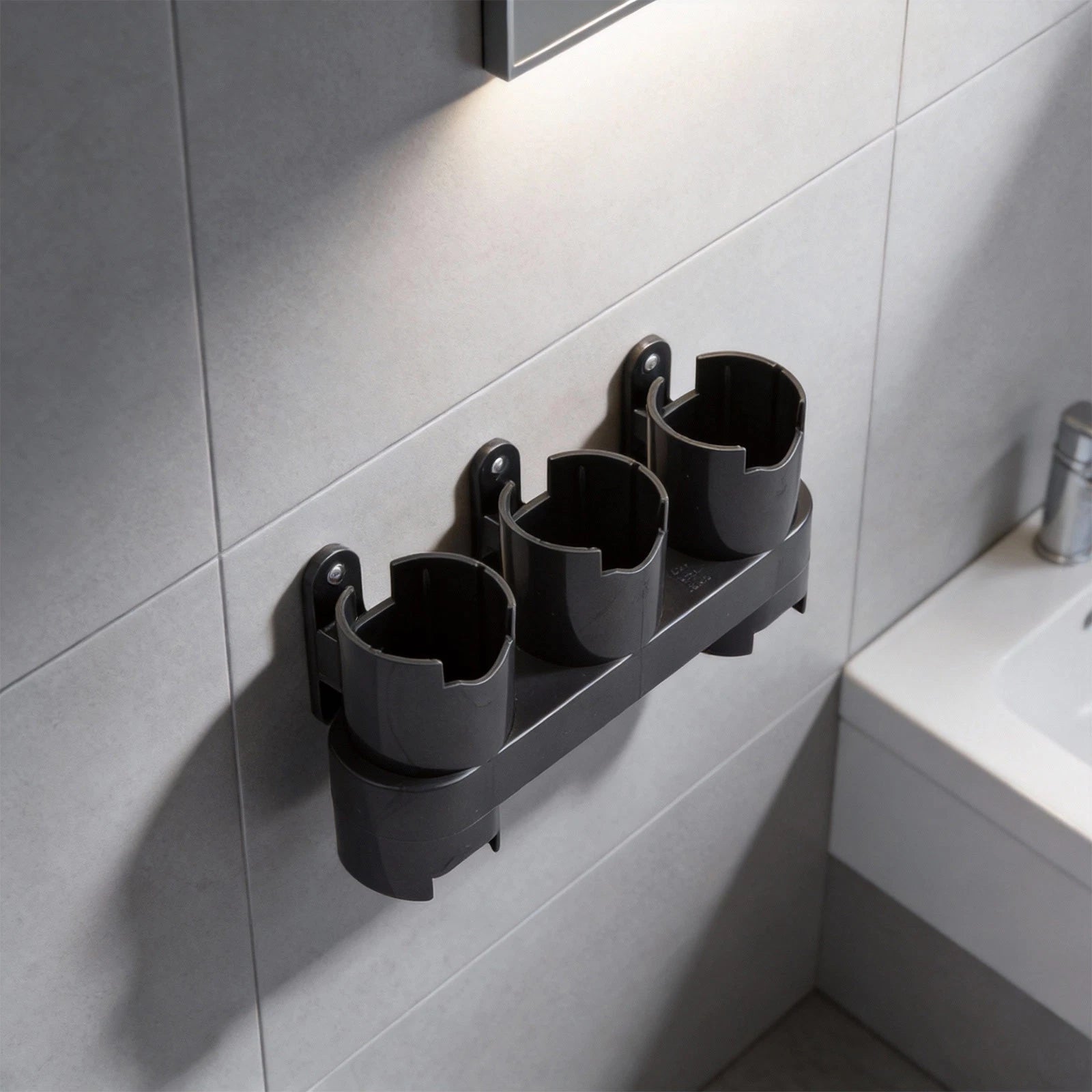 Bracket Holder Wall Mount for Cleaning Organizer (Plastic Storage)