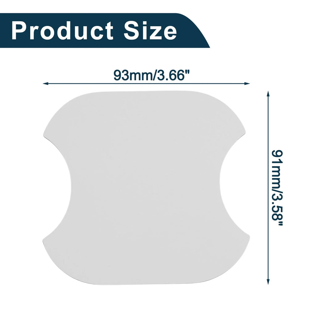 Car Door Handle Scratch Protector for Universal Vehicles (91x93mm)