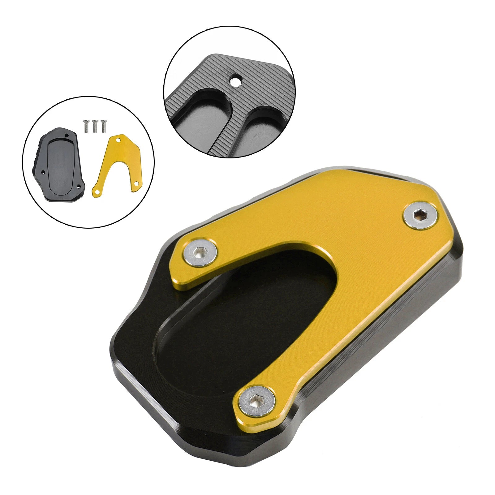 Kickstand Enlarged Plate Pad for Suzuki V-Strom DL1050XT (2017–2023)