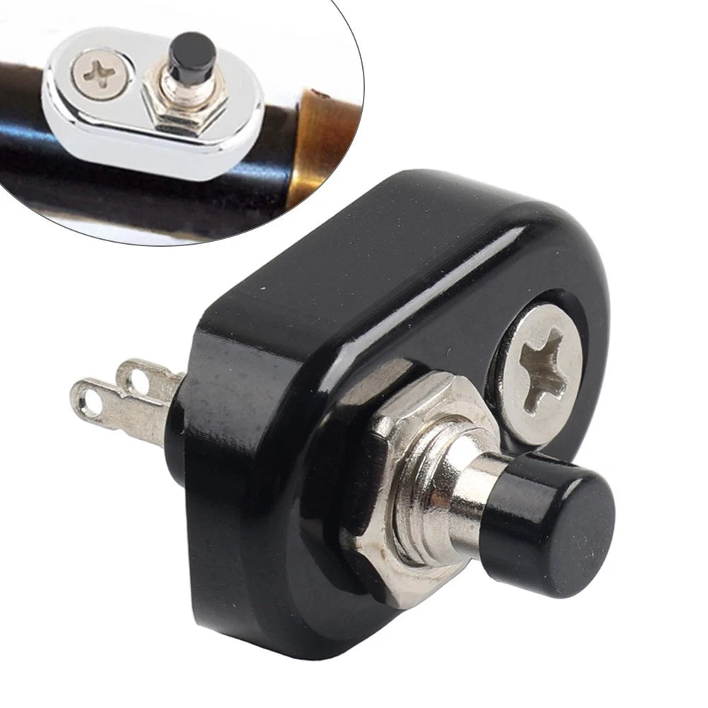 7/8" 1" Motorcycle Handlebar Mini Push Button Switch For Harley Cafe Racer