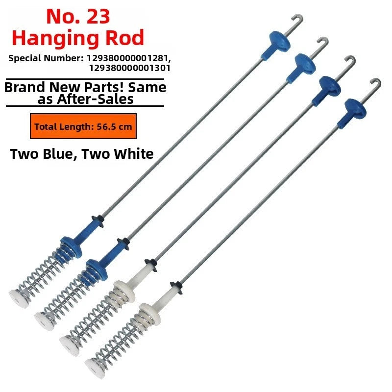 Set of 4 Washer Arm Shock Absorber Rods for Midea Washer