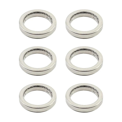 6X Decoupler Element Solenoid Injector O-Ring Sealing Ring for BMW E90 E92 F30 (2007–2013)