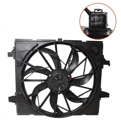 Radiator Condenser Cooling Fan for Jeep Grand Cherokee Dodge Durango (2012–2015)