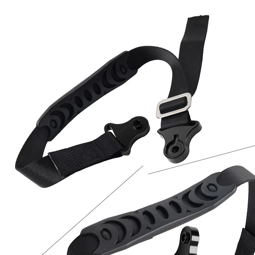 Universal Adjustable Fork Rear Seat Rescue Strap Sling Pull Belt