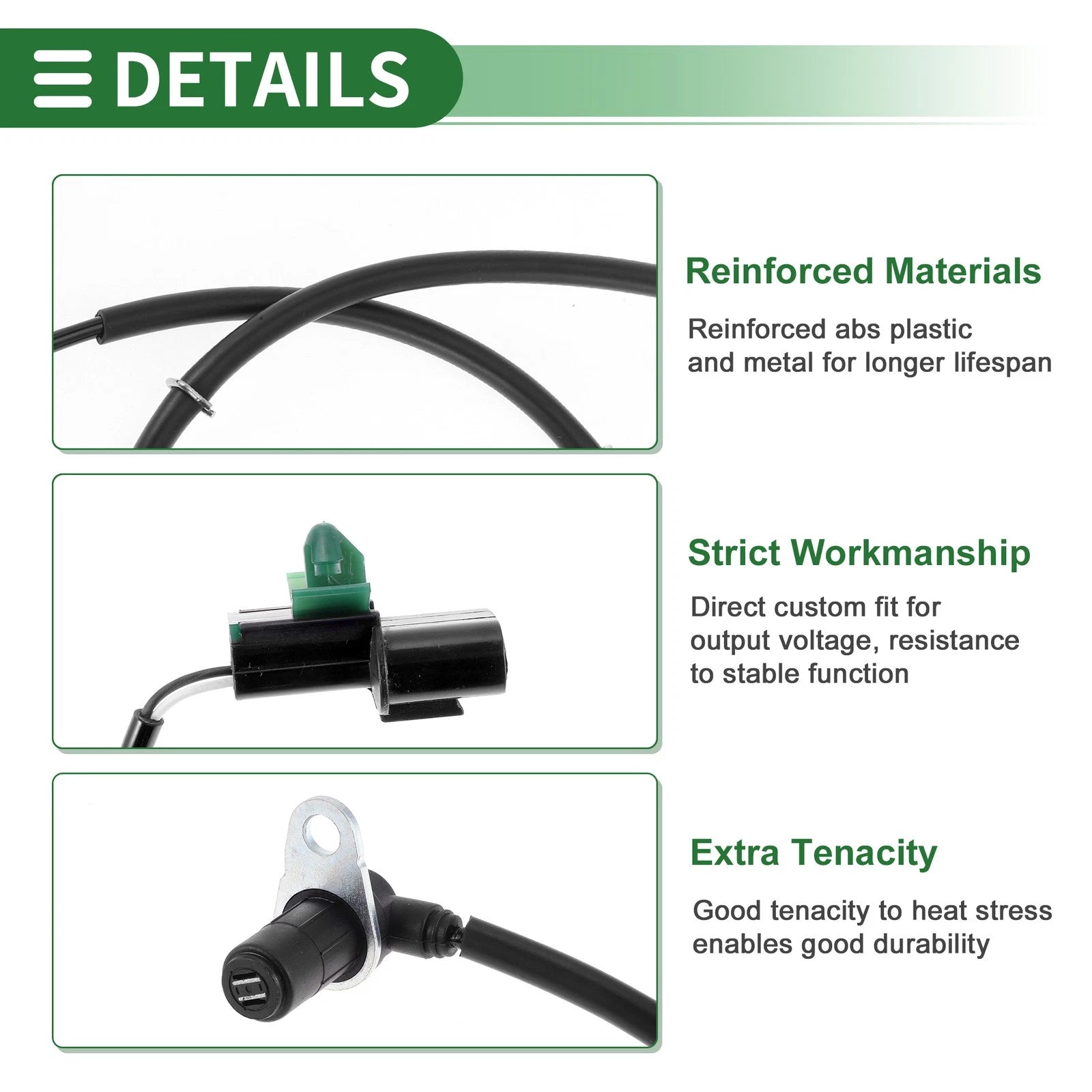 ABS Wheel Speed Sensor Replacement for Mitsubishi Pajero (2009–2016)