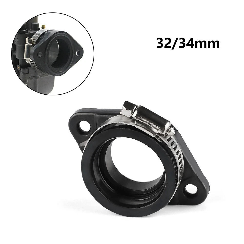 Carburetor Flange Adapter Intake Boot for PWK 32 34mm (Motorcycle)