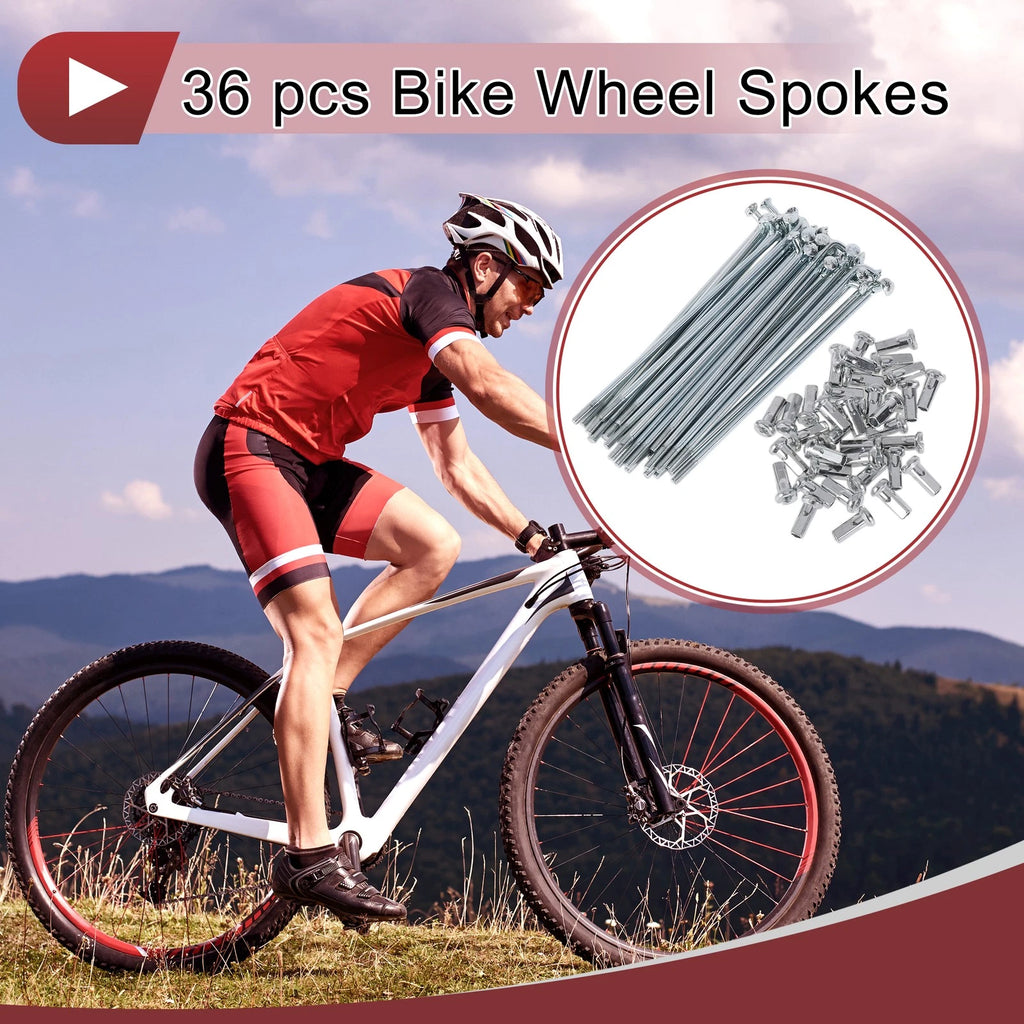 Bicycle Wheel Spokes Set 92mm Galvanized Steel for 45G (2005–2015)