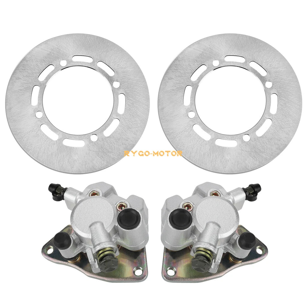 Front Brake Calipers & Disc Rotors for Yamaha Grizzly 660 4x4 (2002–2008)