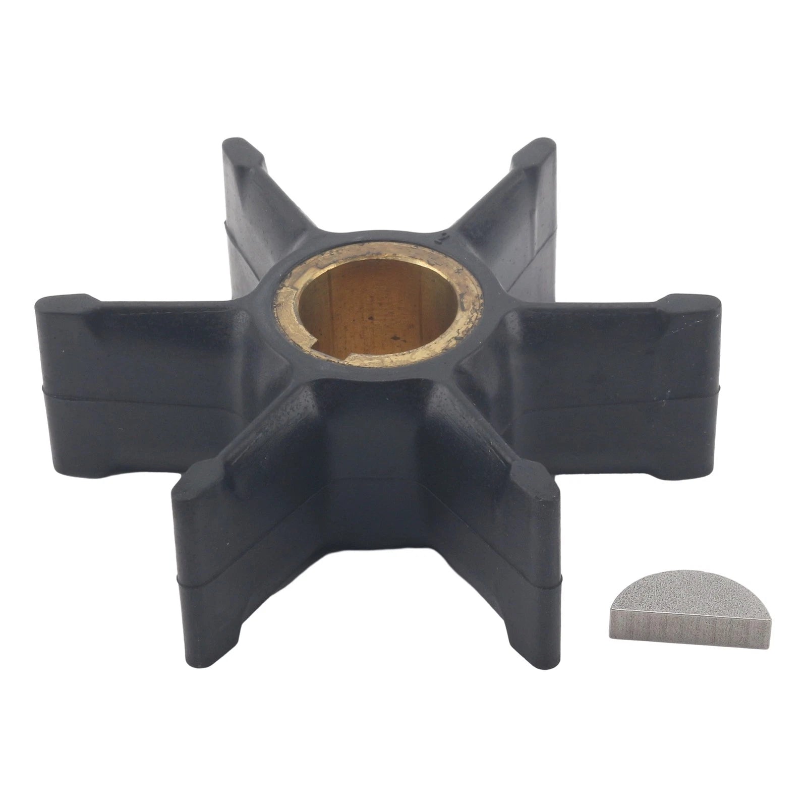 Water Pump Impeller & Key for Evinrude Johnson 35-55 HP Outboard (777821)