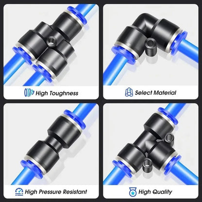10 Meter Pneumatic Tubing Kit 8mm with Quick Connector