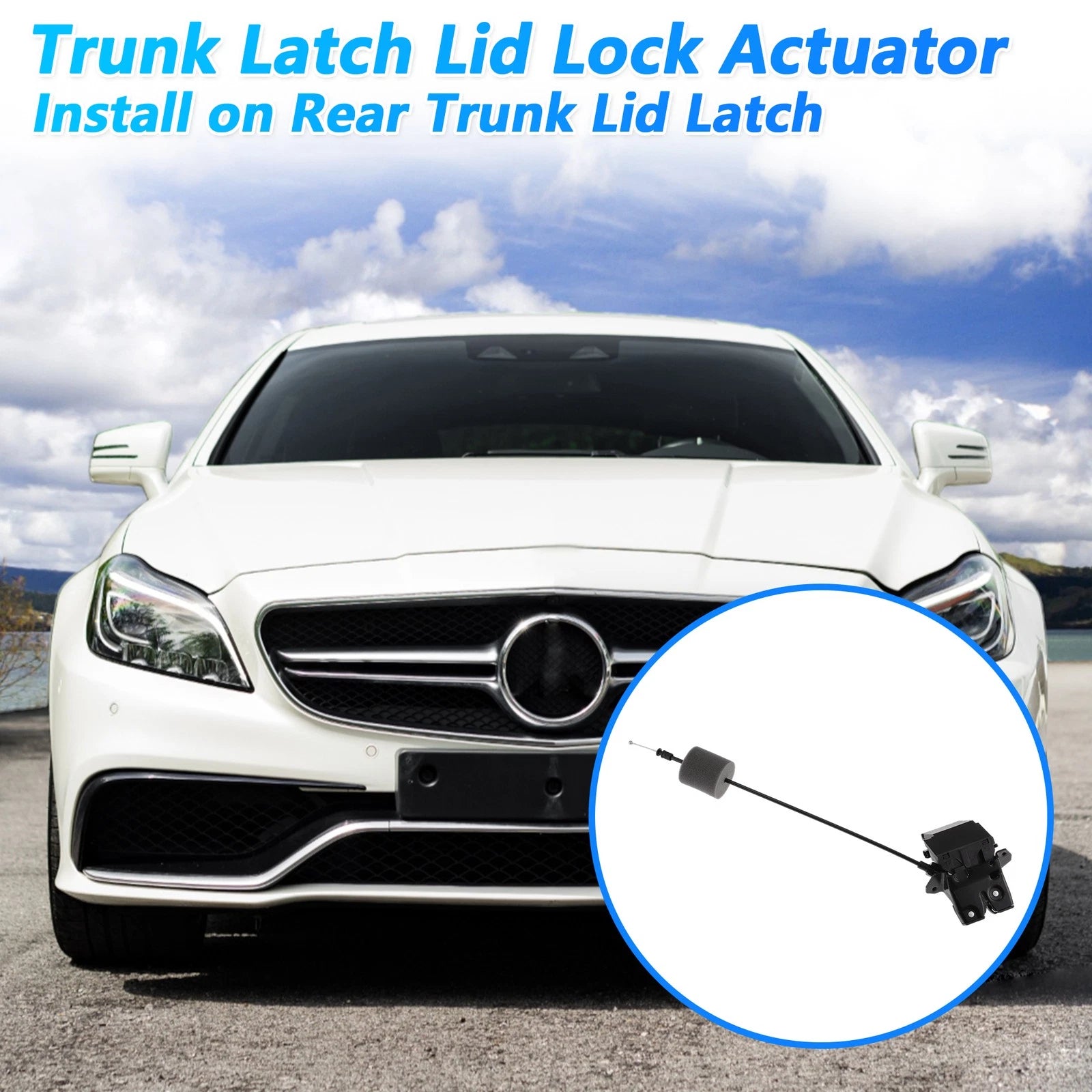 Rear Trunk Latch Lock Actuator Replacement for Mercedes-Benz CLS63 (2012–2014)