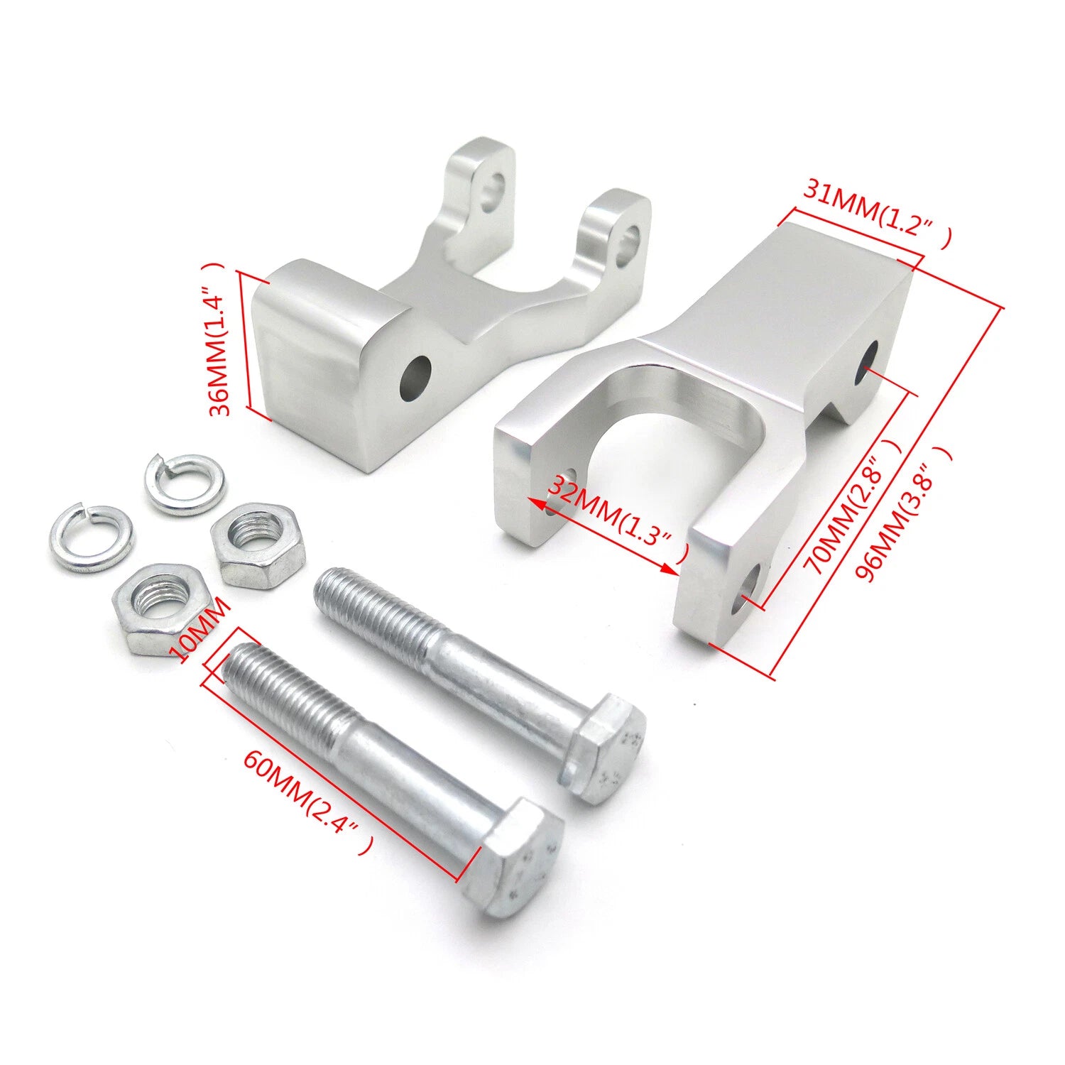 3.5" Lowering Kit for Yamaha Banshee (Original Stock A-Arms Only)