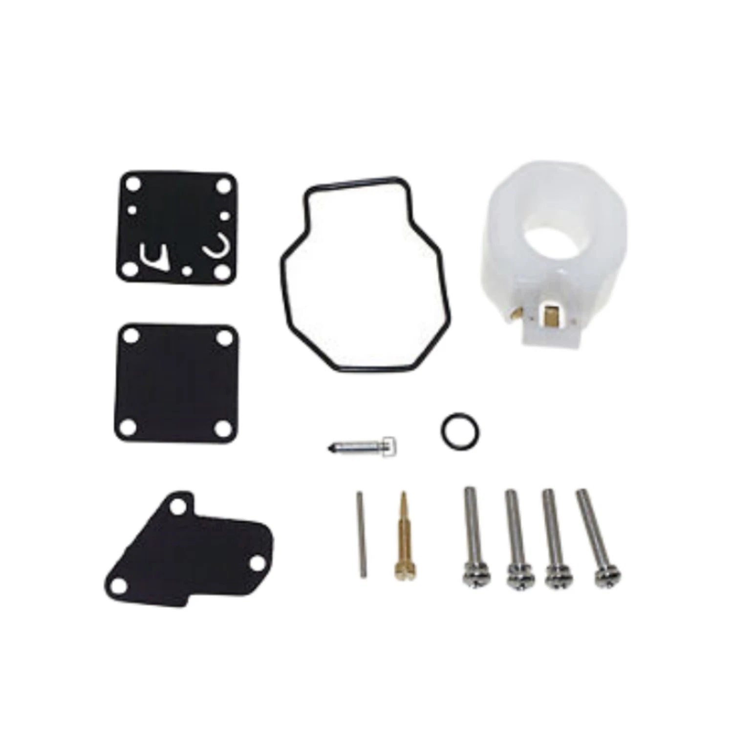 Carburetor Repair Kit 6E3-W0093-00 6E0-W0093 for Yamaha 2-Stroke 4HP 5HP (1990–1999)