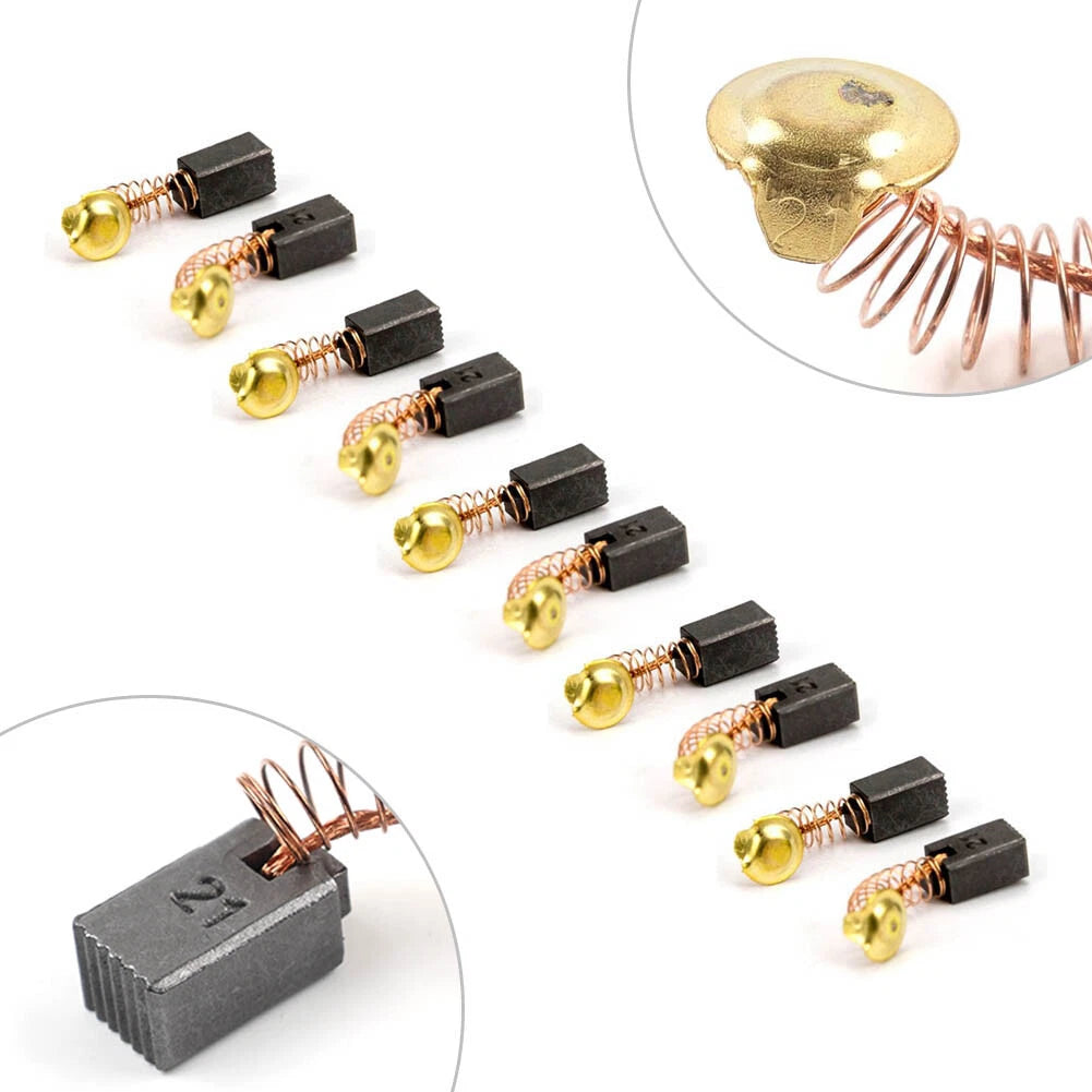 10pcs 6.5x7.5x12mm Carbon Brushes for Electric Motors Tool Replacement Part