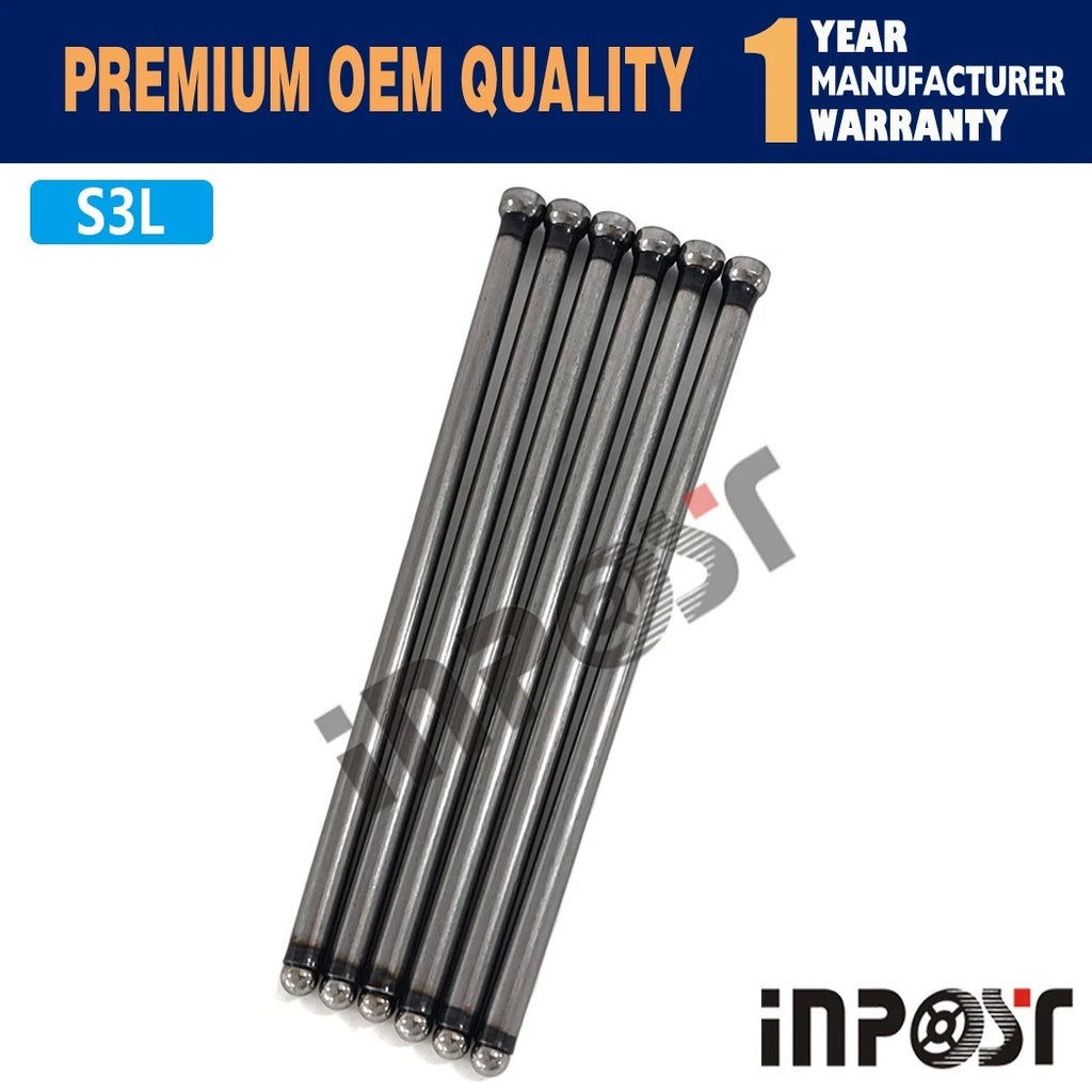 6pc Push Rods for Mitsubishi S3L S3L-2