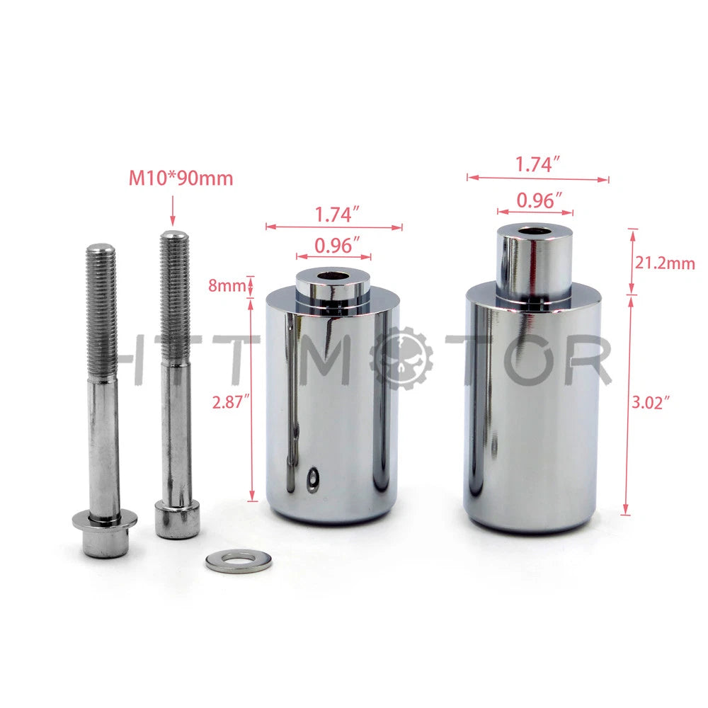 HTT Aluminum Frame Slider Crash Protector for Suzuki GSXR1000 (2003–2004)
