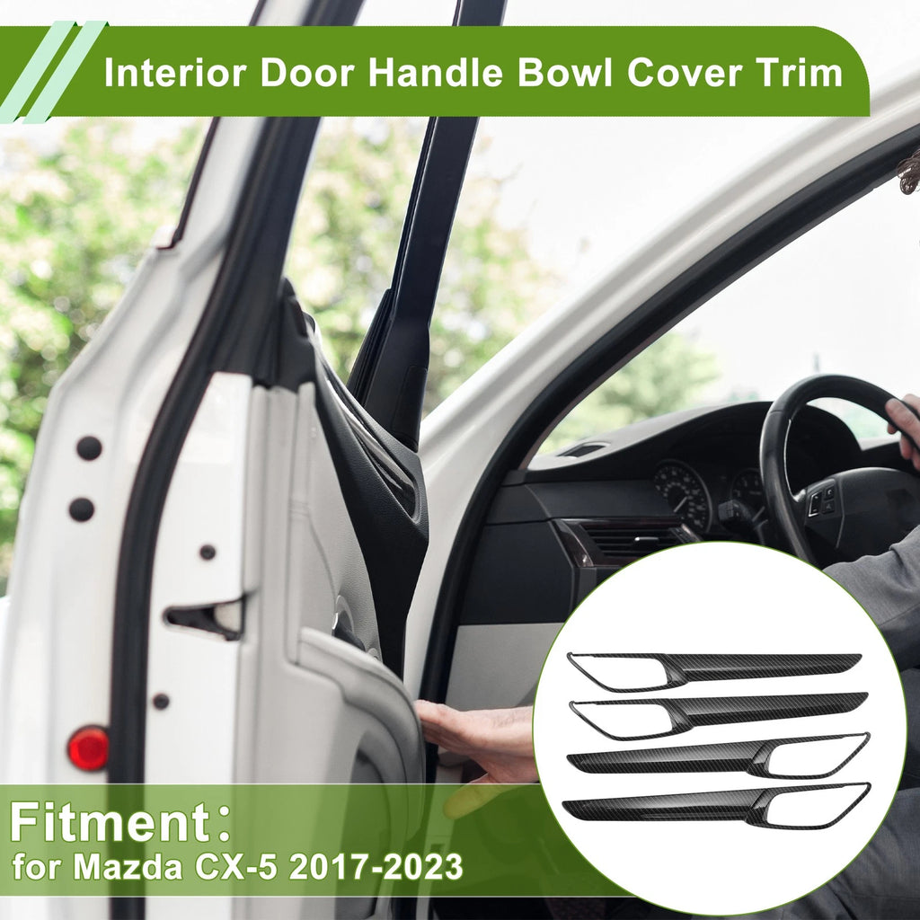 Interior Door Handle Bowl Cover Trim Replacement for Mazda CX-5 (2017–2023)