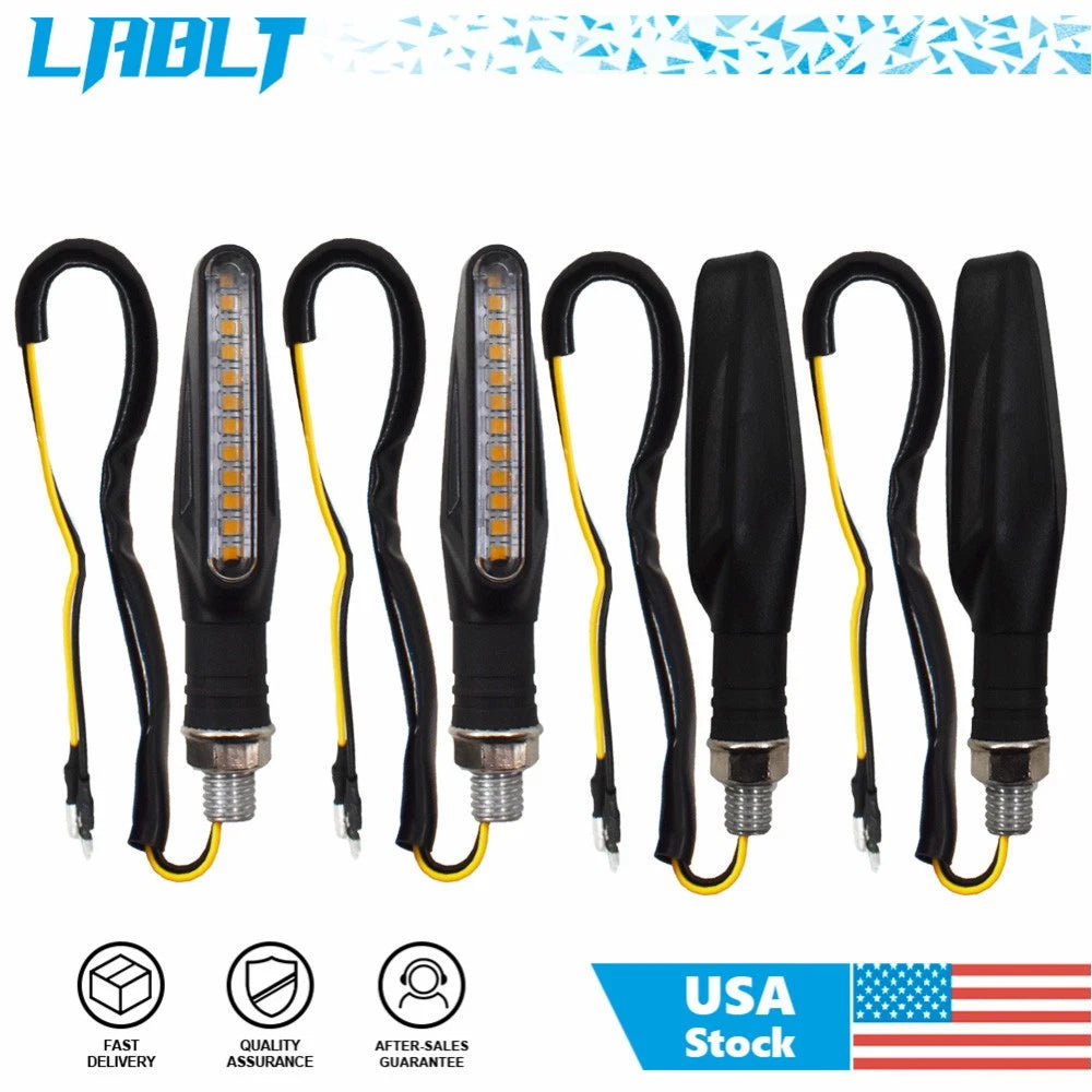4X LED Turn Signal Light Indicator Blinker Lamp for Motorcycle