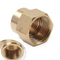 Brass Reducer Pipe Fitting G3/8 x G1/4 Female Thread Hex Coupling Connector