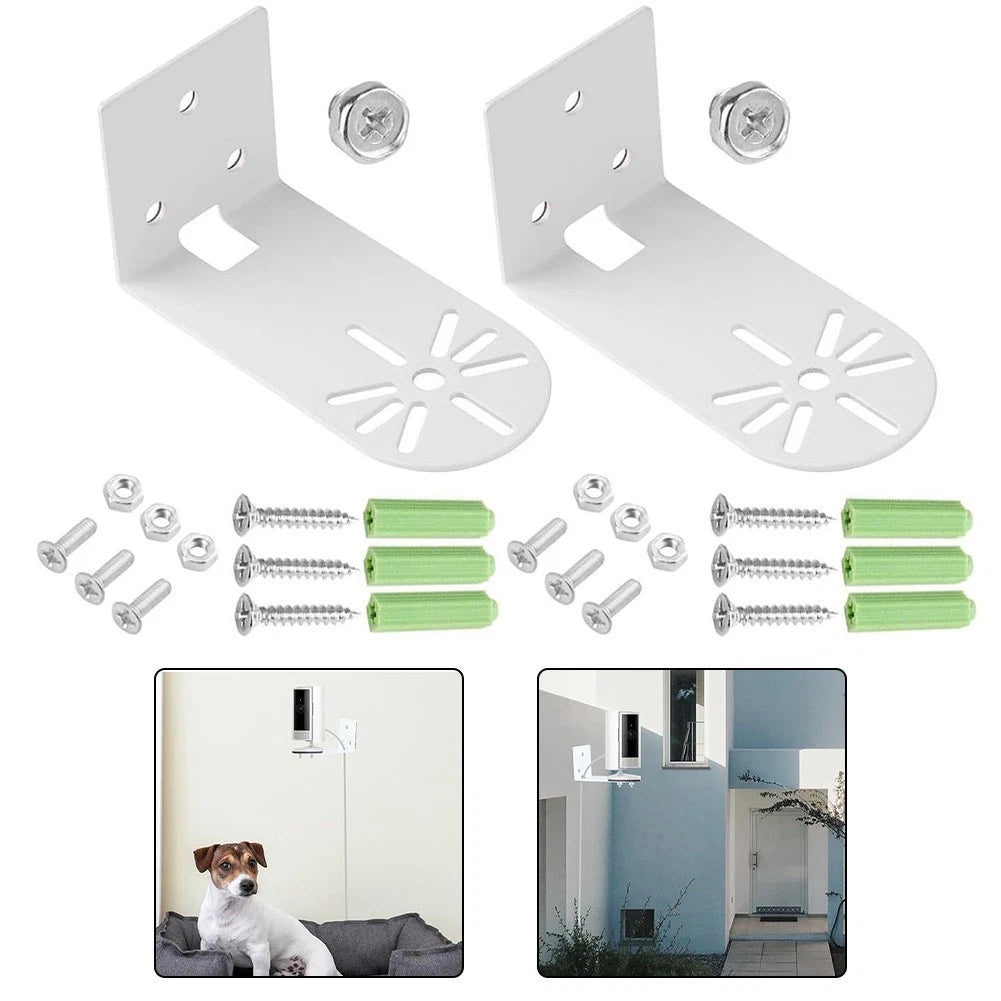 2X Cable Routing Holes Wall Mounts for Security Needs