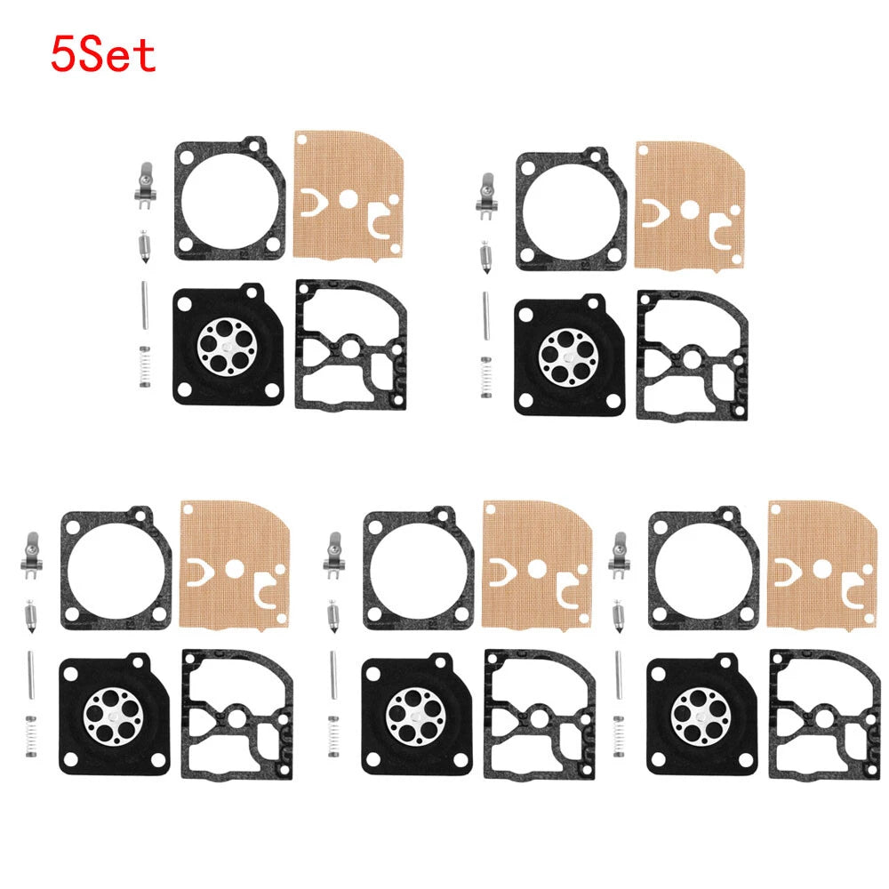 Set of 5 Diaphragm Gasket Carb Rebuild Kit for Stihl MS210 MS230 MS250