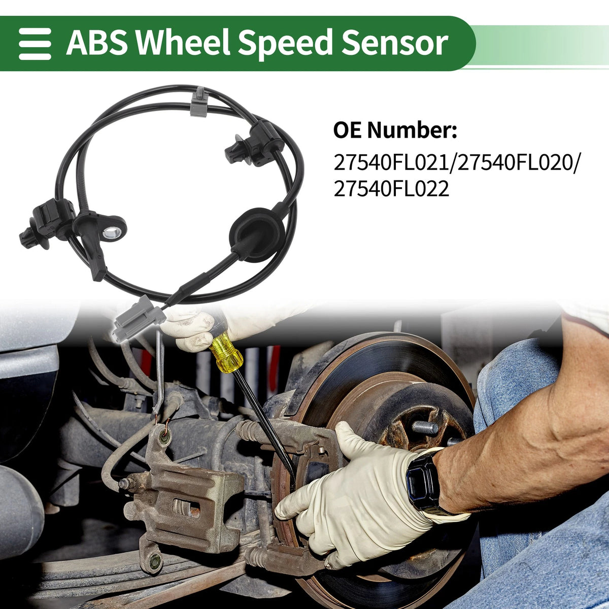 ABS Wheel Speed Sensor No. 27540FL021 for Subaru Crosstrek (2018–2021)
