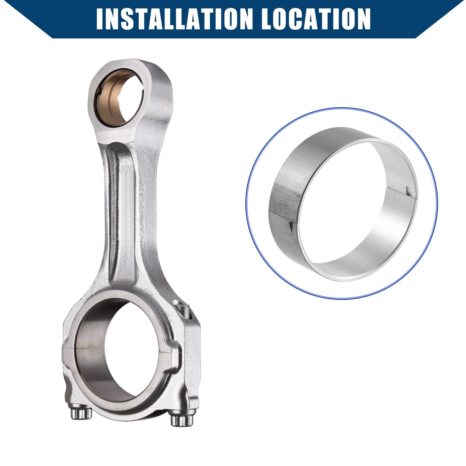 Car Connecting Rod Bearing Replacement Set for Hyundai Elantra (2014–2020)