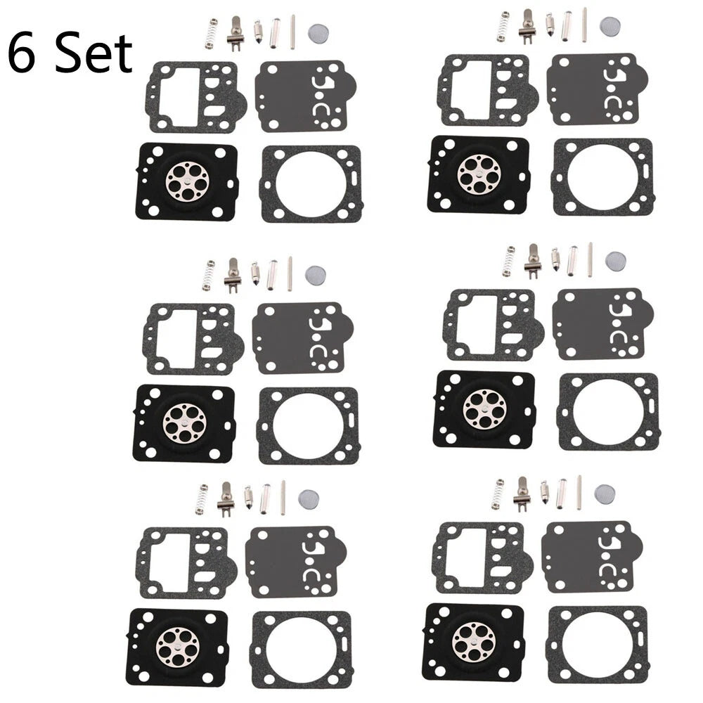 Set of 6 Carburetor Diaphragm Gasket Kit for Husqvarna 235 236 240 435 (N/A)