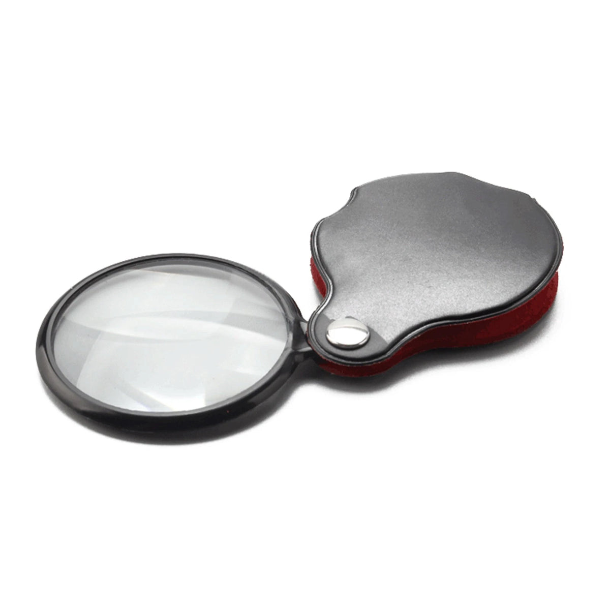 10X Mini Folding Magnifying Glass Loupe for Pocket Reading Tool