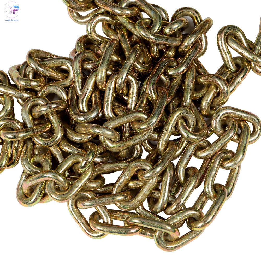 Transport Tow Chain J Hook Long Shank w/ R T J & Grab Hook 2 G70 5/16"x10'