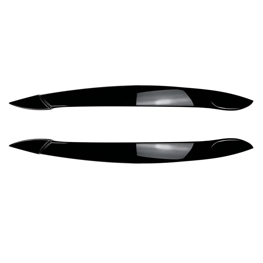 Pair of Gloss Black Headlight Eye Lids for BMW X5 E70 (2008–2013)