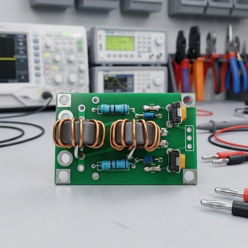 VSWR Bridge PCB for RF Testing (1.8MHz to 30MHz) Compact Field Deployment
