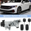 Ignition Lock Cylinder Replacement with Remote Key Shell for VW Golf (2004–2011)