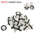 30x Door Trim Panel Retainer Clips for Tesla Model X/S (2012–2023) 1025401-00A